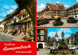 72615469 Gengenbach Fachwerkhaeuser Markt Brunnen Gengenbach Schwarzwald - Andere & Zonder Classificatie