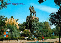 72615430 Palma De Mallorca Monumento Al  Rey Don Jaime En La Plaza Espana Palma  - Sonstige & Ohne Zuordnung