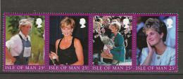 1998 MNH Isle Of Man Mi 774-77 (strip) Postfris** - Isle Of Man