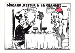 Politique Satirique Illustration Lardie Giscard D' Estaing Retour à La Chambre , Marianne , Illustrateur - Satirische
