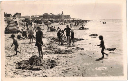 62 PAS DE CALAIS BERCK PLAGE - LA PLAGE VERS L'INSTITUT CALOT - ENFANTS - CIRCULEE VERS SUR SELLE PAR SALEUX SOMME - Berck