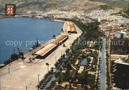 72615058 Almeria Fliegeraufnahme Park Hafen  Almeria - Andere & Zonder Classificatie