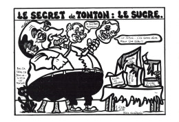 Politique Satirique Illustration Lardie Mitterrand Le Secret De Tonton Le Sucre  , Illustrateur , Tirage 85 Exemplaires - Satirical