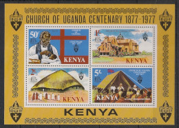 KENYA - 1977 - Bloc-feuillet BF N°YT. 7 - Eglise - Neuf Luxe ** / MNH / Postfrisch - Kenya (1963-...)