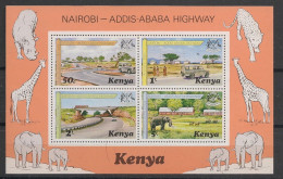 KENYA - 1977 - Bloc-feuillet BF N°YT. 10 - Highway - Neuf Luxe ** / MNH / Postfrisch - Kenia (1963-...)