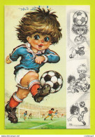 GAMINS Par Illustrateur Michel Thomas N°48 A L'Attaque Foot Football Ballon De 1977 - Fussball