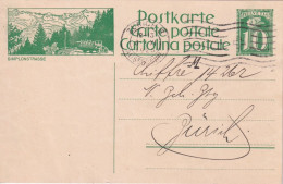 PK 101  "Simplonstrasse"  (mit Offenem Postauto)        1925 - Ganzsachen