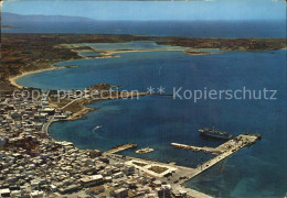 72614412 Naxos Fliegeraufnahme Mit Hafen Naxos - Griekenland