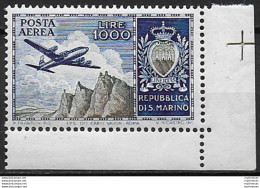 San Marino 1954 San Marino L. 1000 Aereo MNH Sass N. A 112 - Sonstige & Ohne Zuordnung