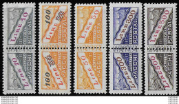 San Marino 1956-61 Pacchi 5v. MNH Sass. N. 37/41 - Andere & Zonder Classificatie