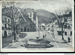 An713 Cartolina Montella Piazza Bartoli 1954 Provincia Di Avellino - Avellino