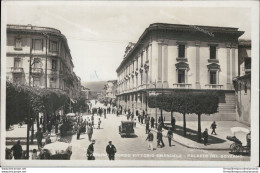 Af644 Cartolina Avellino Citta' Corso Vittorio Emanuele Palazzo Del Governo 1943 - Avellino