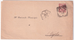 1897-SAN VIGILIO Ottagonale Collettoria (7.5) In Arrivo Su Piego - Marcophilie