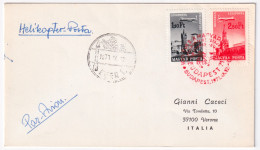 1971-Ungheria Volo Con Elicottero Budapest (12.9) Annullo Speciale Su Busta Via  - Storia Postale