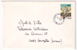 1991-NATALE '91 Lire 600 (1979) Isolato Su Partecipazione - 1991-00: Poststempel