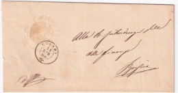 1860-CHIARI C.2 (21.3) Su Piego - 1. ...-1850 Prephilately