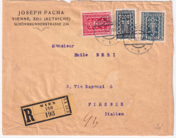1923-AUSTRIA Simboli Kr.600, 1200 E 1600 + (al Verso) Coppia Kr. 600 (281+317+31 - Autres & Non Classés