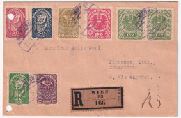 1922-AUSTRIA Simboli E Stemmi H. 20, 25, 40, 50, 60, 80 E Coppia Kr 1,5 + (al Ve - Autres & Non Classés