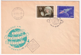 1961-Bulgaria Cosmonauta Titov Serie Cpl. (PA 83/4) Fdc - FDC