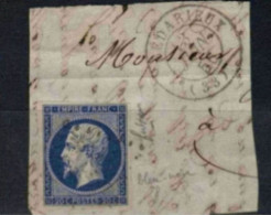 RARE Le VRAI BLEU NOIR N°14Ab TBE/LUXE Nuance Signée Annotée Par P Scheller  Cf Descr - 1853-1860 Napoléon III.