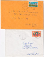 1985-ESPOS. ITALIA 30925, PATTO ROMA E EUROPA'84 (1677+1679/0) Isolati Su 3 Bust - 1981-90: Marcophilie