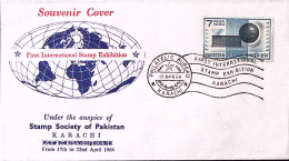 1964-PAKISTAN 1 Mostra Filatelica Intern./Karachi (17.4) Annullo Speciale Su Bus - Pakistan
