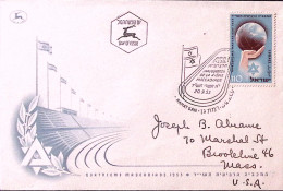 1953-Israele 4 Maccabiade (67) Fdc - FDC