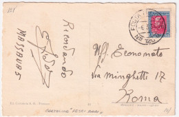 1936-Posta Militare/Nro 120-M C.2 (6.3) Su Cartolina (Cernia Del Mar Rosso) Affr - Eritrea
