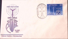 1961-India Radio Nazionale (127) Fdc - FDC