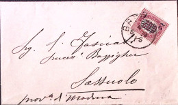 1879-FRANCOBOLLO SERVIZIO Sopr. C.2/0,02 (29) Isolato Su Piego - Marcophilie