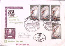 1967-Austria Esposizione Arte Nibelunga Singolo E Striscia Tre (1074) Fdc Per La - FDC