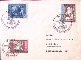 1942-GERMANIA REICH Chiusura Congresso Postale Europeo (19.10) Su Busta Affranca - Lettres & Documents