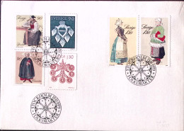 1979-SVEZIA Gioielli E Costumi Serie Cpl. (1069/4) Fdc - FDC