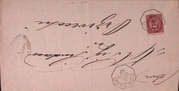1892-CORZANO Ottagonale Collettoria (31.1) Su Piego - Marcophilie