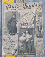 REVUE PARIS QUI CHANTE 1905 N°106 PARTITIONS THEATRE DES VARIETES LA FILLE DE MADAME ANGOT - Scores & Partitions