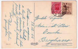 1944-Monumenti C.20 E 30 Su Cartolina (28.12) - Poststempel