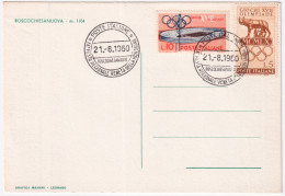 1960-BOSCOCHIESANUOVA IX FESTA MONTAGNA Annullo Speciale Su Cartolina - Reclame