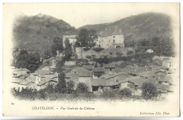 CHATELDON - Vue Générale Du Château - Chateldon