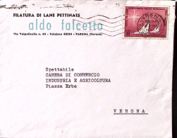 1965-CAMPIONATO VELA Lire 30 (997) Isolato Su Busta - 1961-70: Marcophilia