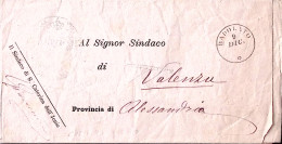 1875-BADOLATO C.2 (9.12) Su Piego - Marcofilía