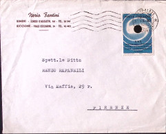 1962-MOSTRA CINEMA Venezia Lire 30 (942) Isolato Su Busta Rimini (30.12) - 1961-70: Marcophilie