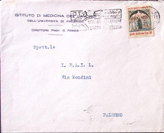 1962-CONCILIO ECUMENICO Lire 30 (953) Isolato Su Busta - 1961-70: Marcophilie