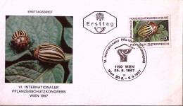 1967-AUSTRIA Vienna Protezione Vegetali (29.8) Annullo Speciale Su Busta - Autres & Non Classés