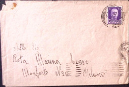 1942-MUTO Di LERO Su Busta, Mittente Manoscritto PM 550E - Egée