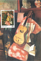 30930- Carte Maximum - Portugal - Pintura Sec.XX Eduardo Viana - Natureza Morta Viola 1940 - Pintor Painter Peintre - Maximum Cards & Covers