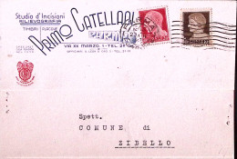 1944-Imperiale C.10 E 20 (245+247) Su Cartolina Parma (22.3) - Marcophilie