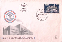 1952-Israele Casa Sionisti Americani (57) Su Fdc - FDC