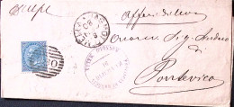 1880-BAGNOLO MELLA C1+sbarre (8.1) Su Piego Affr. C.10 (27) - Poststempel