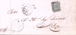 1877-S. BIAGIO Di COLLALTA Corsivo Collettoria Su Piego Treviso (23.1) - Marcophilie