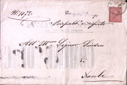 1883-CAMPO D'ARSEGO Corsivo Verdastro Di Collettoria Su Piego Padova (.11) - Poststempel